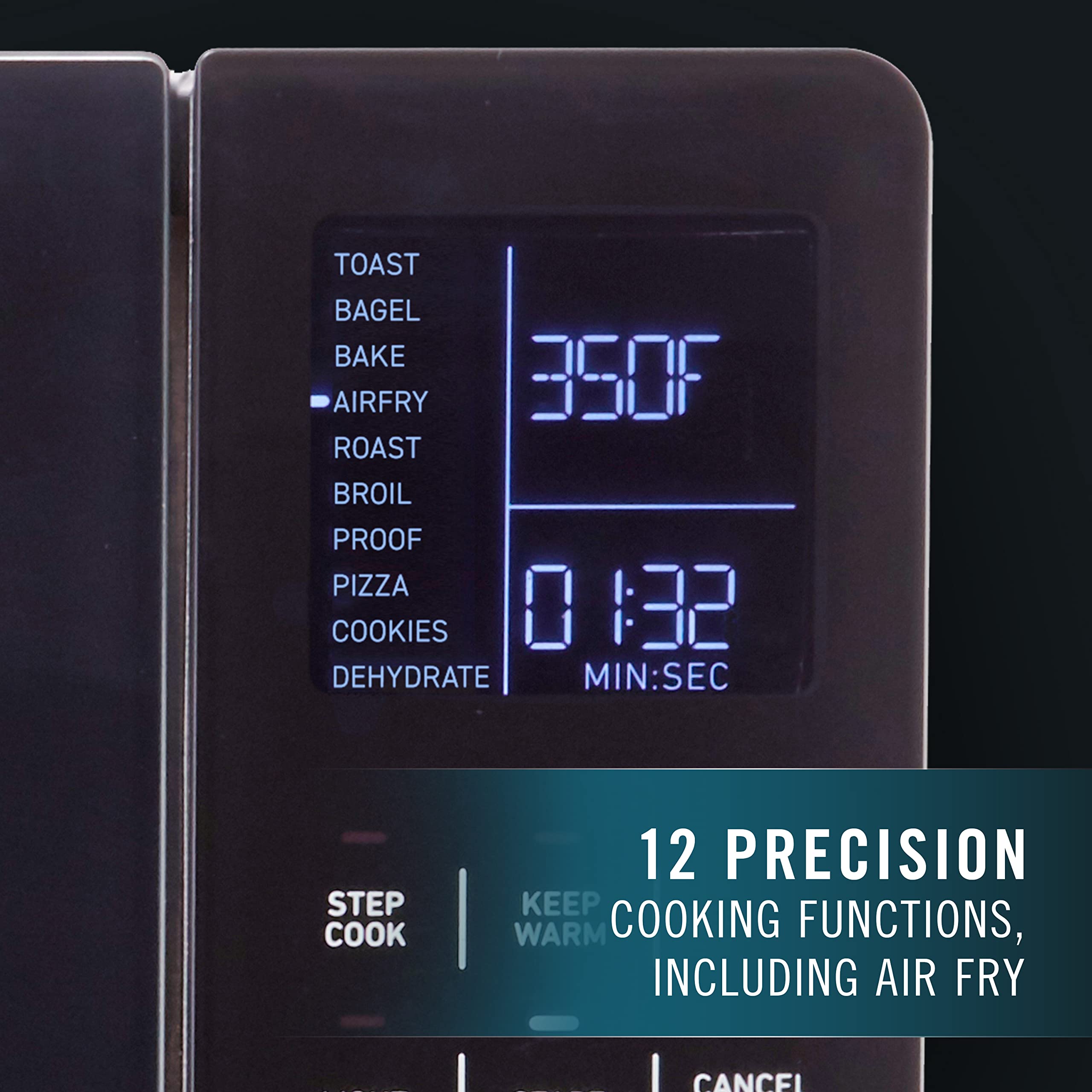 Calphalon Air Fryer Oven, 11-in-1 Toaster Oven Air Fryer Combo, Cool Touch Exterior, 26.4 QT/25 L, Fits 12" Pizza, Stainless Steel - Image 5