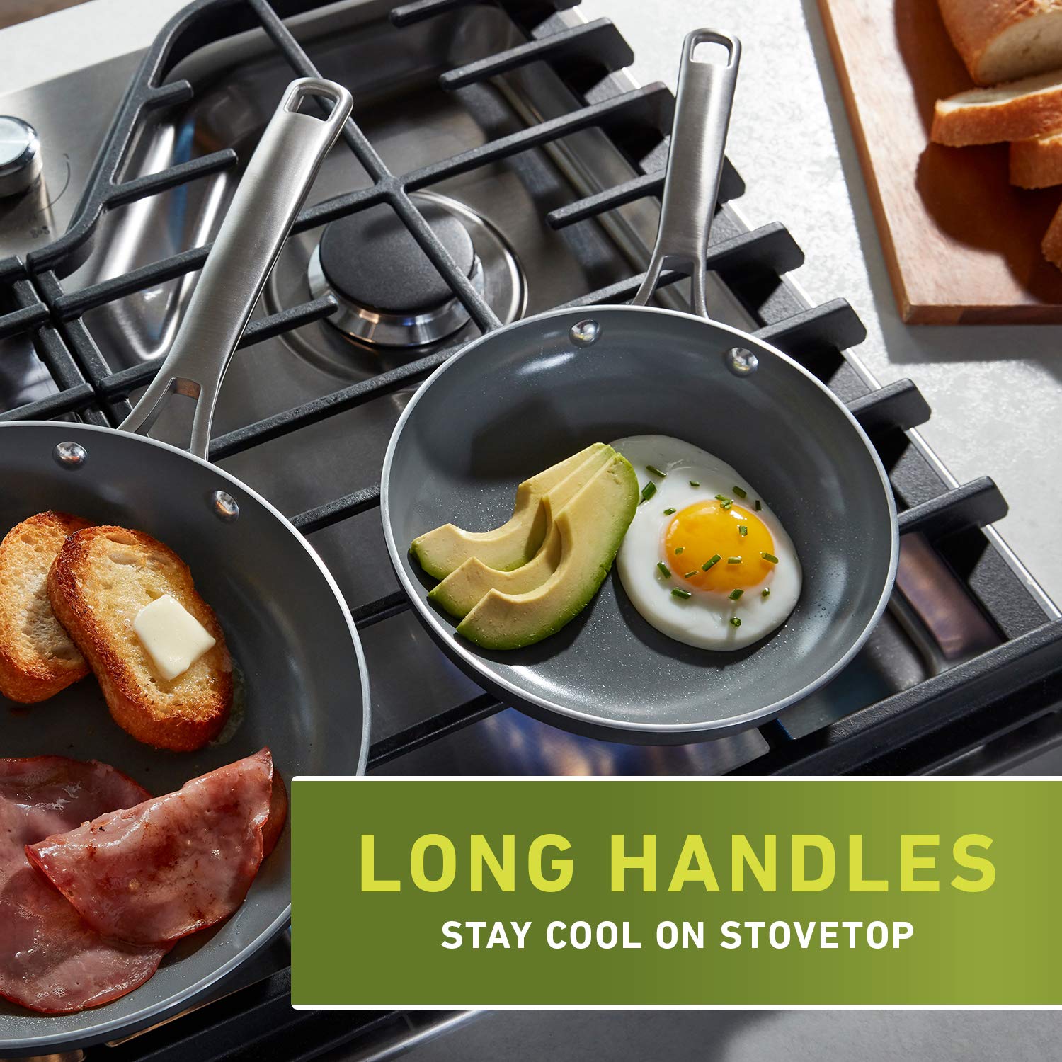 Calphalon® Classic™ Oil-Infused Ceramic 11-Piece Cookware Set - Image 5