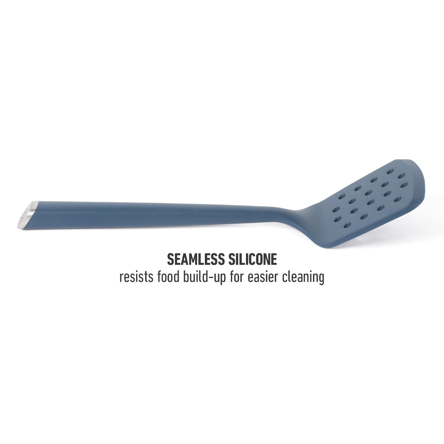 Calphalon Edge Silicone Flexible Slotted Turner - Navy Blue - Image 4