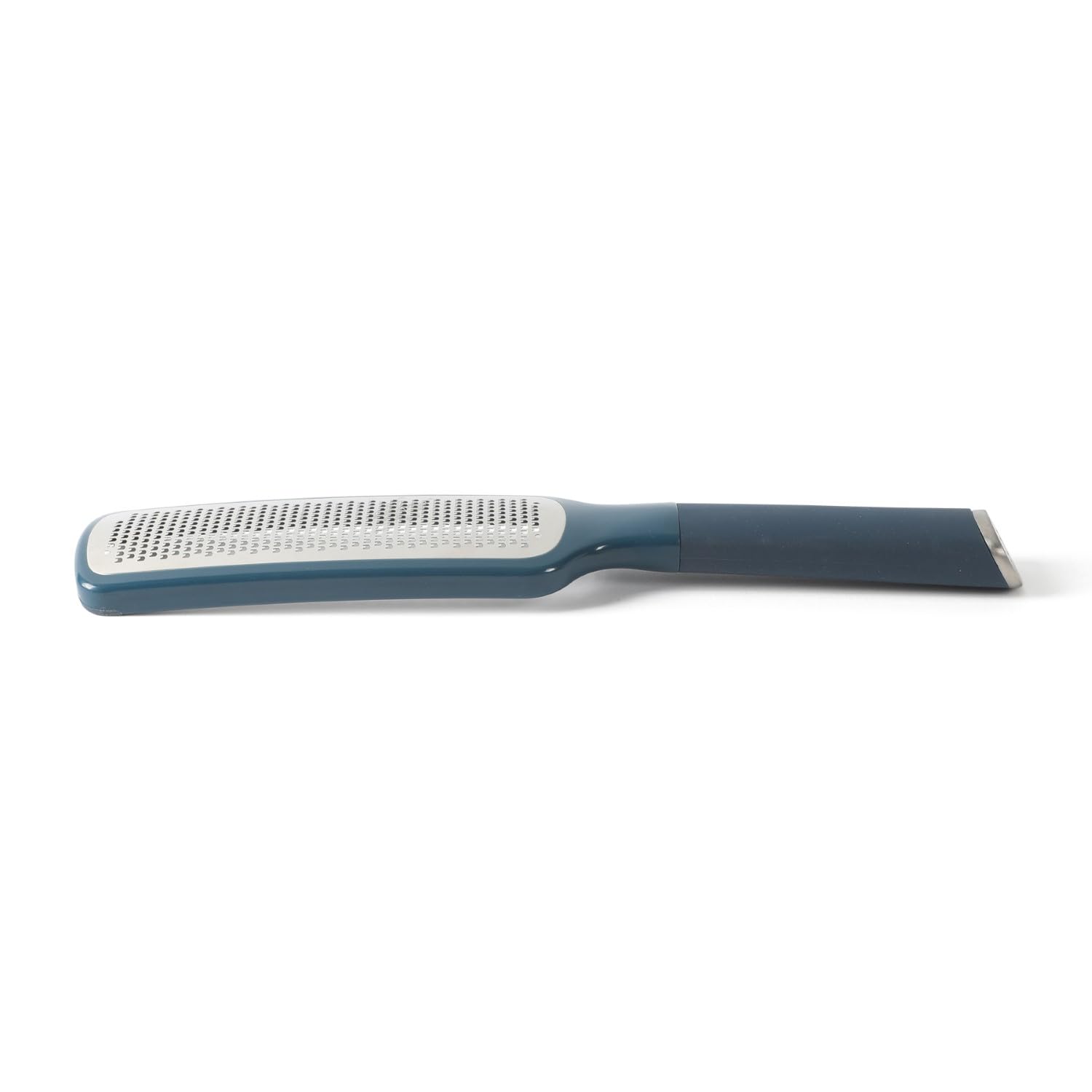 Calphalon Edge Stainless Steel Handheld Cheese Grater W/Cover & Rubber Handle - Navy Blue - Image 6
