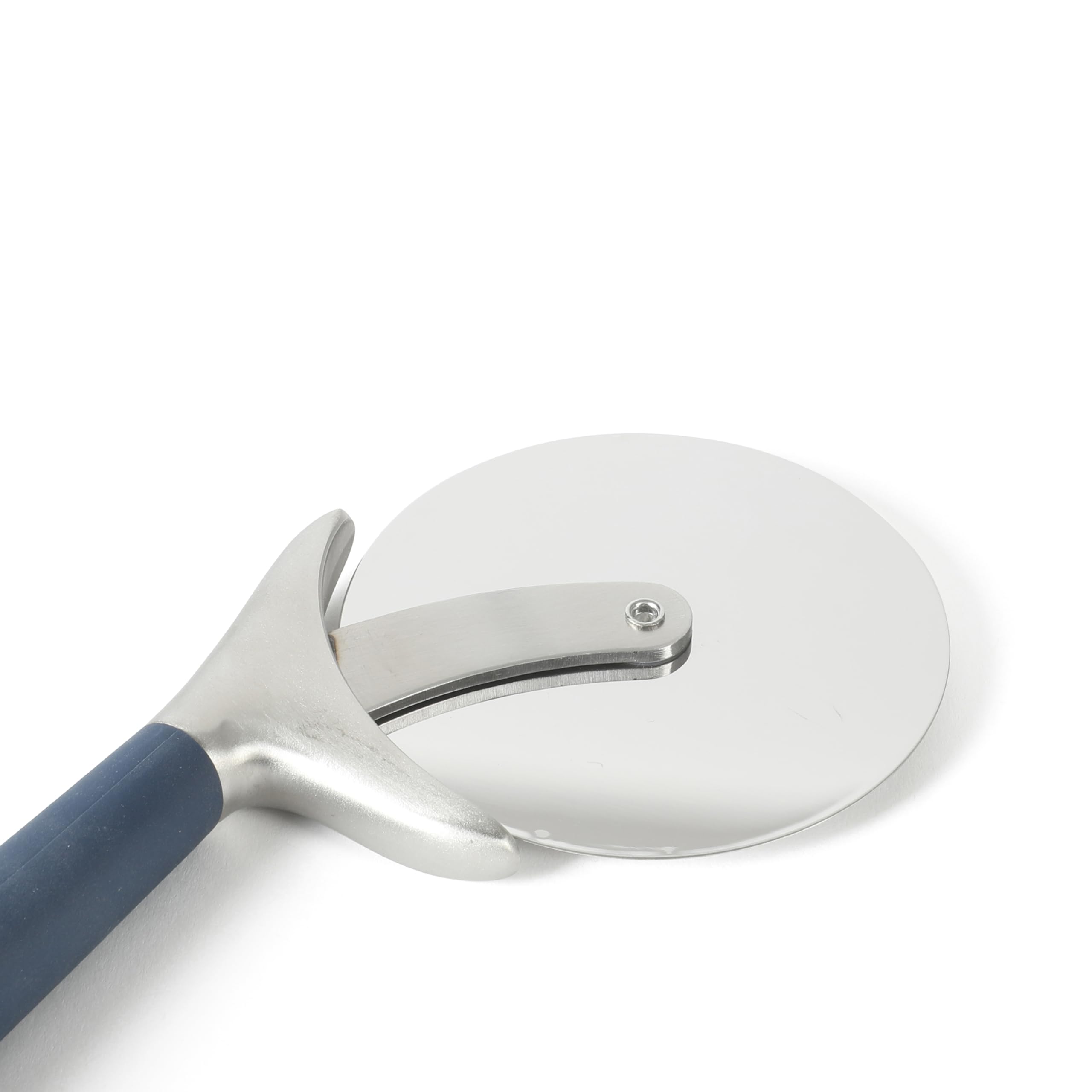 Calphalon Edge Stainless Steel Pizza Cutter w/Thermoplastic Rubber Handle - Navy Blue - Image 5