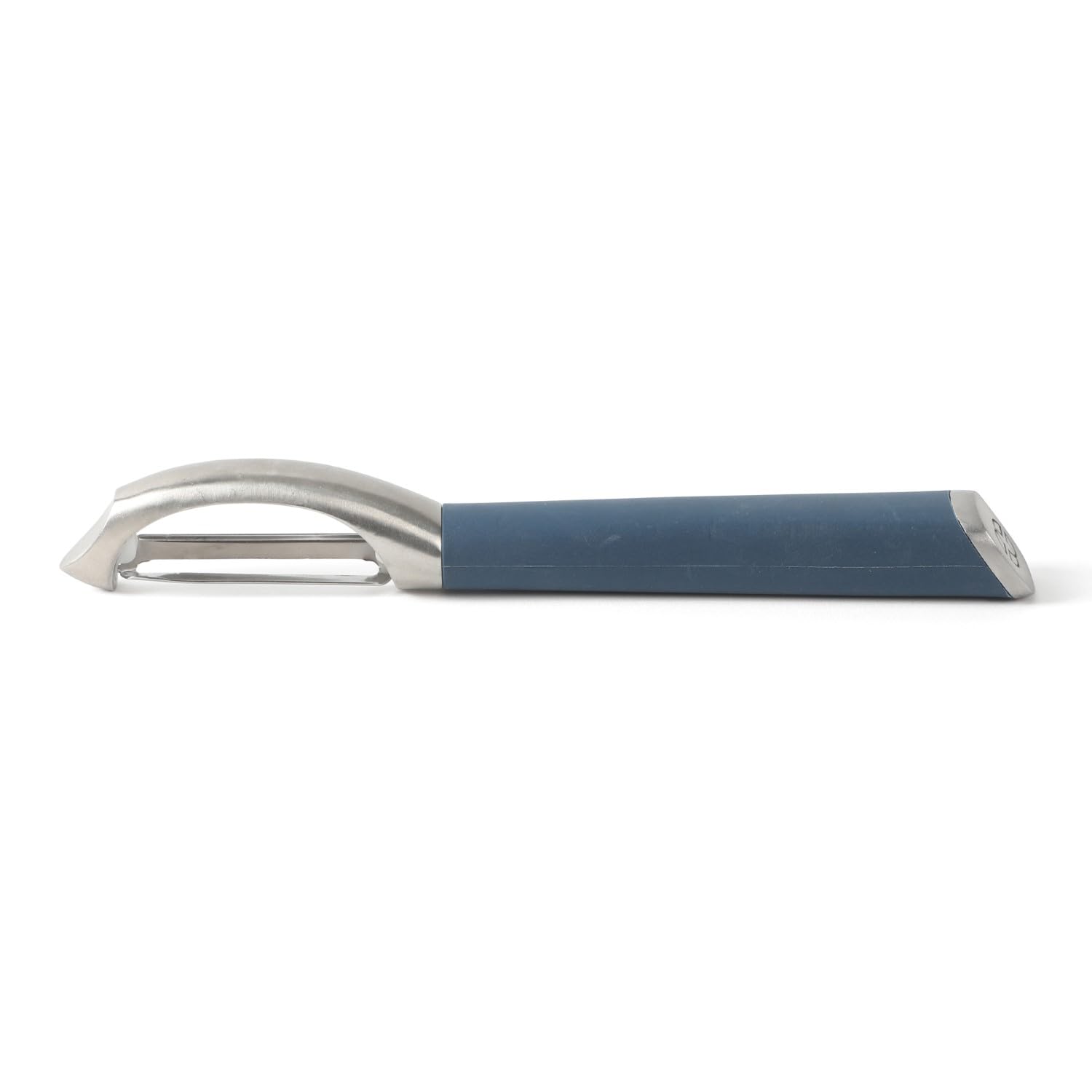 Calphalon Edge Stainless Steel Straight Vegetable Peeler w/Thermoplastic Rubber Handle - Navy Blue - Image 6