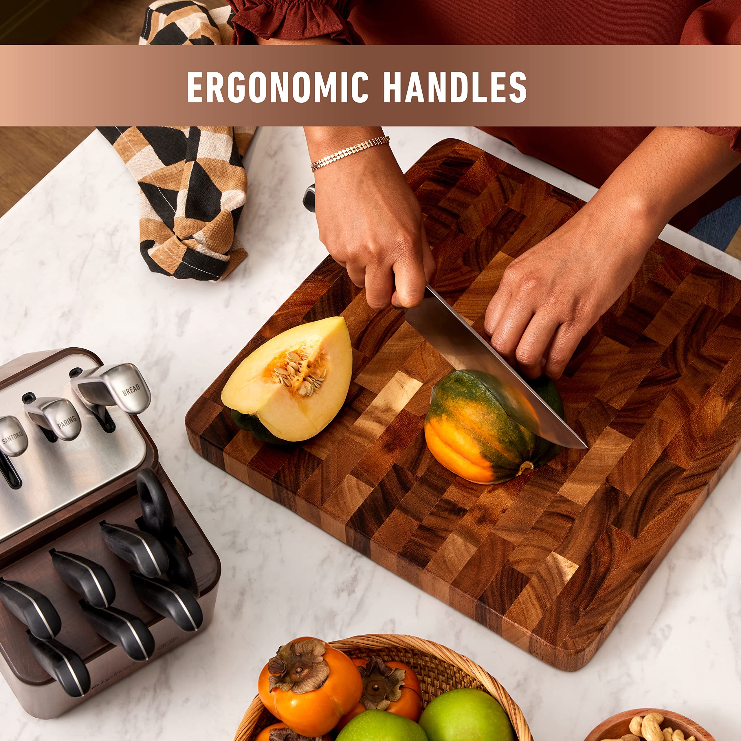 Calphalon Premier SharpIN Knife Set with Sharpening Knife Block - Image 4